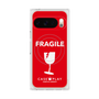Premium Square Case with Pixelsnap［ FRAGILE - Red ］