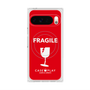Premium Square Case with Pixelsnap［ FRAGILE - Red ］