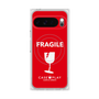 Premium Square Case with Pixelsnap［ FRAGILE - Red ］