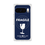 Premium Square Case with Pixelsnap［ FRAGILE - Navy ］