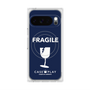 Premium Square Case with Pixelsnap［ FRAGILE - Navy ］