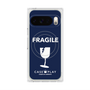 Premium Square Case with Pixelsnap［ FRAGILE - Navy ］
