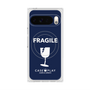Premium Square Case with Pixelsnap［ FRAGILE - Navy ］