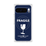 Premium Square Case with Pixelsnap［ FRAGILE - Navy ］