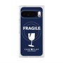Premium Square Case with Pixelsnap［ FRAGILE - Navy ］