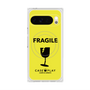 Premium Square Case with Pixelsnap［ FRAGILE - Yellow ］