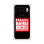 Premium Square Case with Pixelsnap［ FRAGILE Sticker - Black ］
