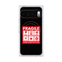 Premium Square Case with Pixelsnap［ FRAGILE Sticker - Black ］