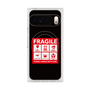 Premium Square Case with Pixelsnap［ FRAGILE Sticker - Black ］