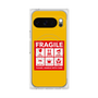 Premium Square Case with Pixelsnap［ FRAGILE Sticker - Yellow ］