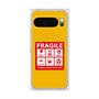 Premium Square Case with Pixelsnap［ FRAGILE Sticker - Yellow ］