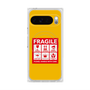 Premium Square Case with Pixelsnap［ FRAGILE Sticker - Yellow ］