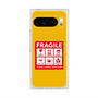 Premium Square Case with Pixelsnap［ FRAGILE Sticker - Yellow ］