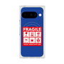 Premium Square Case with Pixelsnap［ FRAGILE Sticker - Blue ］