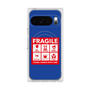 Premium Square Case with Pixelsnap［ FRAGILE Sticker - Blue ］