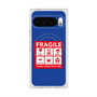 Premium Square Case with Pixelsnap［ FRAGILE Sticker - Blue ］