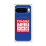 Premium Square Case with Pixelsnap［ FRAGILE Sticker - Blue ］