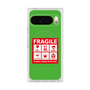 Premium Square Case with Pixelsnap［ FRAGILE Sticker - Green ］