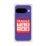 Premium Square Case with Pixelsnap［ FRAGILE Sticker - Purple ］