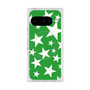 Premium Square Case with Pixelsnap［ Stars - Green ］