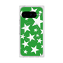 Premium Square Case with Pixelsnap［ Stars - Green ］
