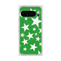 Premium Square Case with Pixelsnap［ Stars - Green ］