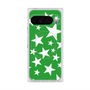 Premium Square Case with Pixelsnap［ Stars - Green ］
