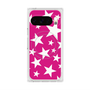 Premium Square Case with Pixelsnap［ Stars - Pink ］