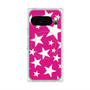 Premium Square Case with Pixelsnap［ Stars - Pink ］