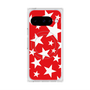 Premium Square Case with Pixelsnap［ Stars - Red ］