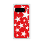Premium Square Case with Pixelsnap［ Stars - Red ］