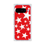 Premium Square Case with Pixelsnap［ Stars - Red ］