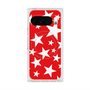 Premium Square Case with Pixelsnap［ Stars - Red ］