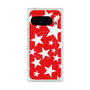 Premium Square Case with Pixelsnap［ Stars - Red ］