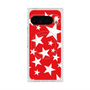 Premium Square Case with Pixelsnap［ Stars - Red ］