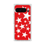 Premium Square Case with Pixelsnap［ Stars - Red ］