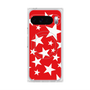 Premium Square Case with Pixelsnap［ Stars - Red ］
