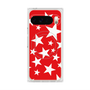 Premium Square Case with Pixelsnap［ Stars - Red ］