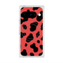Premium Square Case with Pixelsnap［ Cow - Red ］