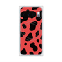 Premium Square Case with Pixelsnap［ Cow - Red ］