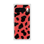 Premium Square Case with Pixelsnap［ Cow - Red ］