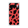 Premium Square Case with Pixelsnap［ Cow - Red ］