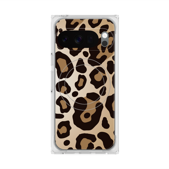 Premium Square Case with Pixelsnap［ Leopard - Yellow ］