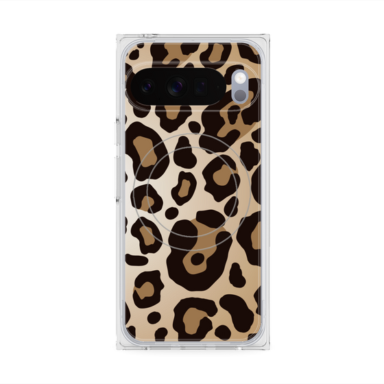 Premium Square Case with Pixelsnap［ Leopard - Yellow ］
