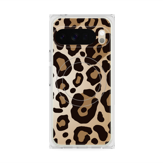Premium Square Case with Pixelsnap［ Leopard - Yellow ］
