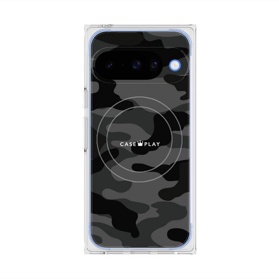 Premium Square Case with Pixelsnap［ Camouflage - Black ］