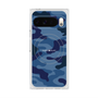 Premium Square Case with Pixelsnap［ Camouflage - Blue ］
