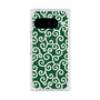 Premium Square Case with Pixelsnap［ Karakusa Pattern - Green ］