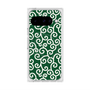Premium Square Case with Pixelsnap［ Karakusa Pattern - Green ］