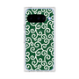Premium Square Case with Pixelsnap［ Karakusa Pattern - Green ］